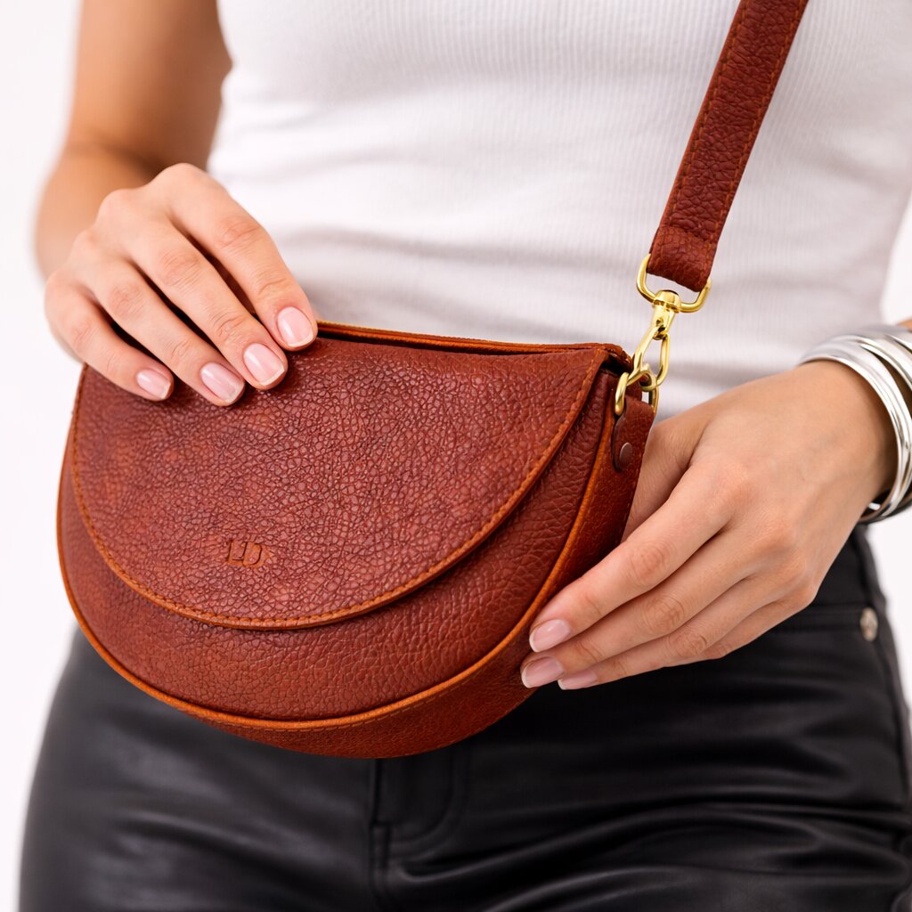 Koala Sling Bag — Full Grain Leather Crossbody Bag